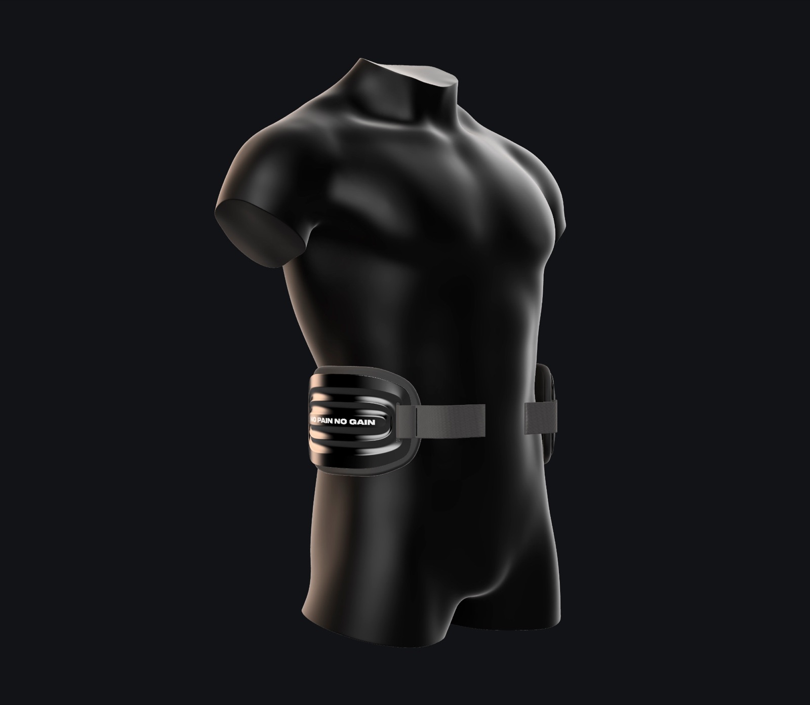 Core Guard training belt on a black torso