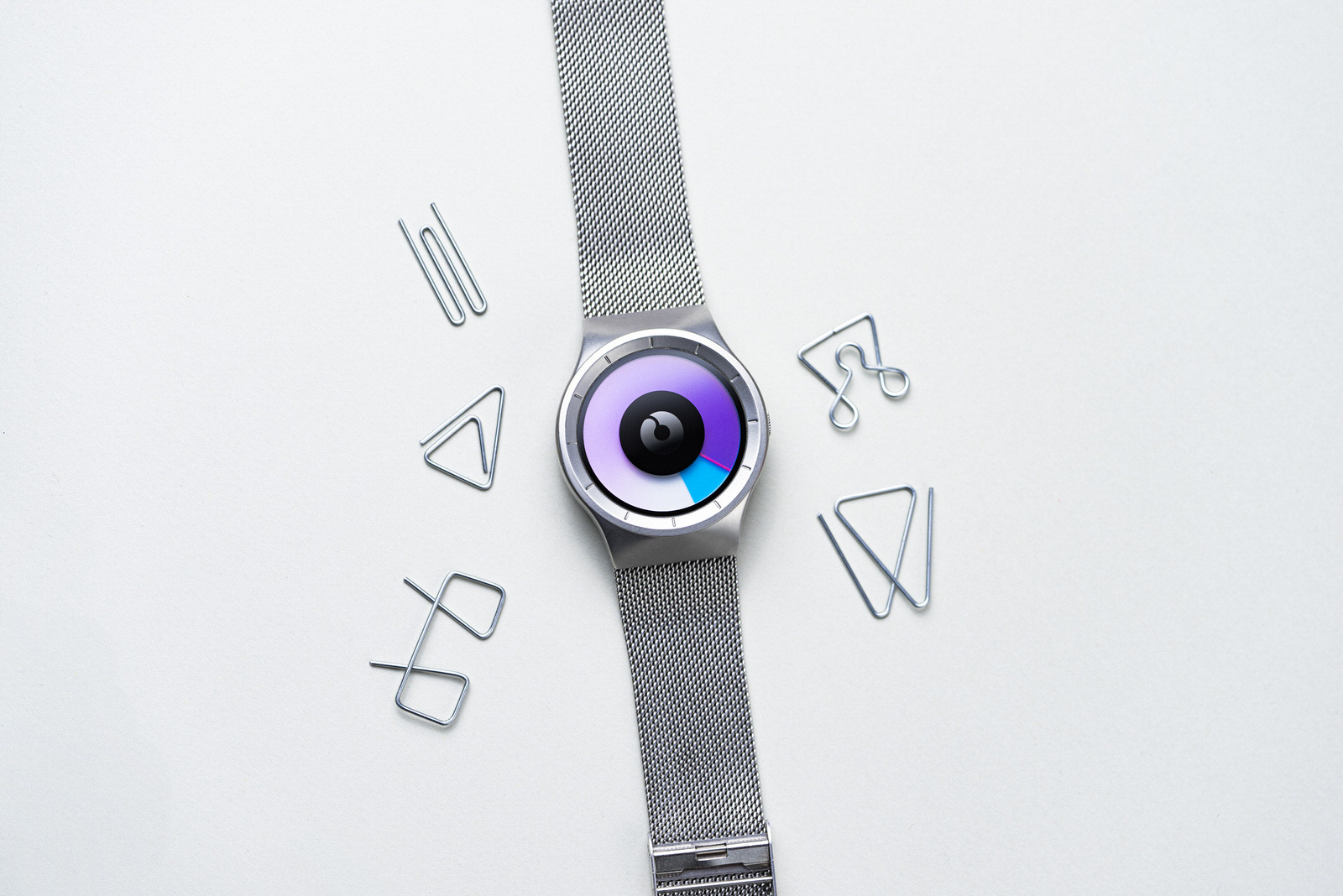 ZIIIRO Celeste watch with gradient discs