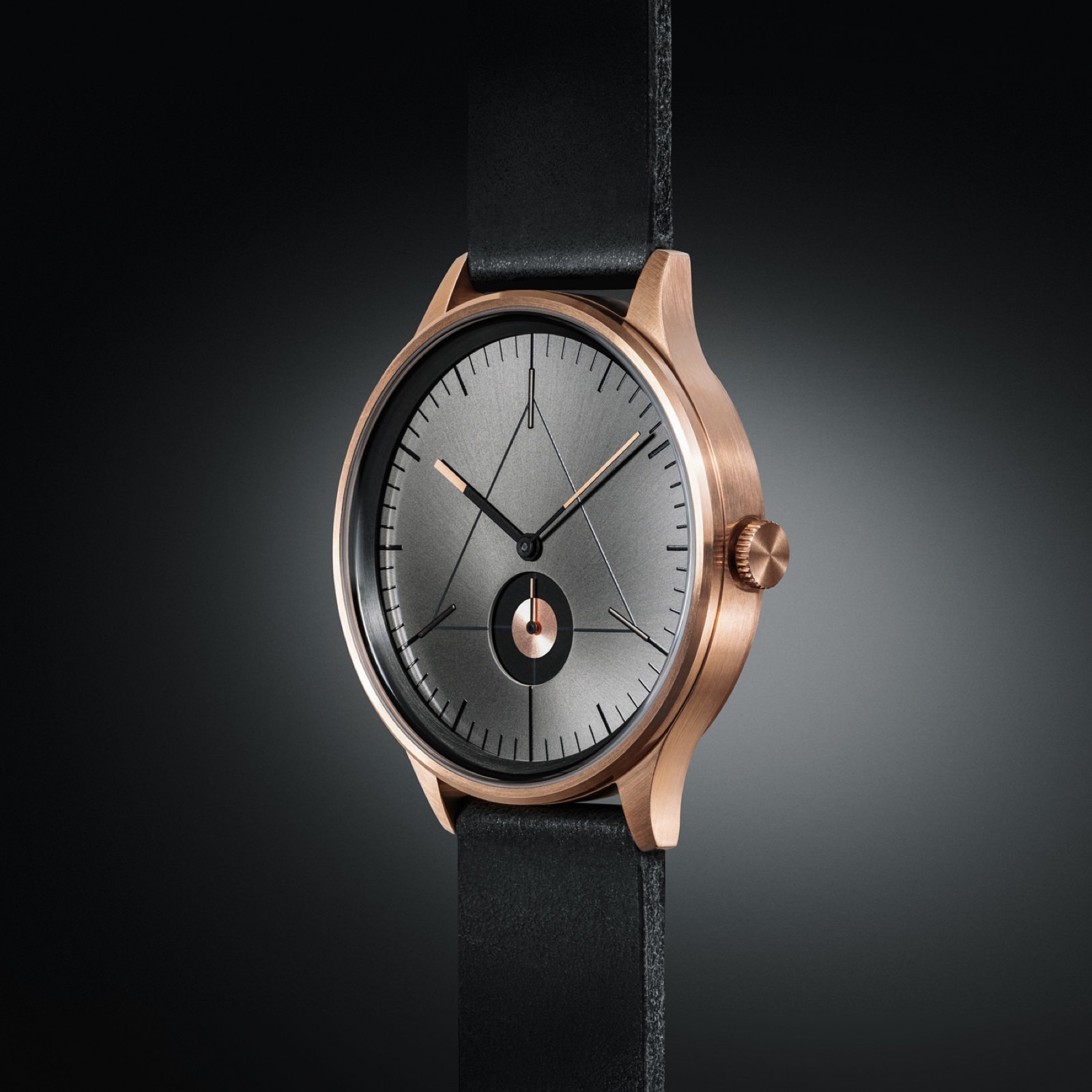 Cronometrics Architect watch on diagonal background