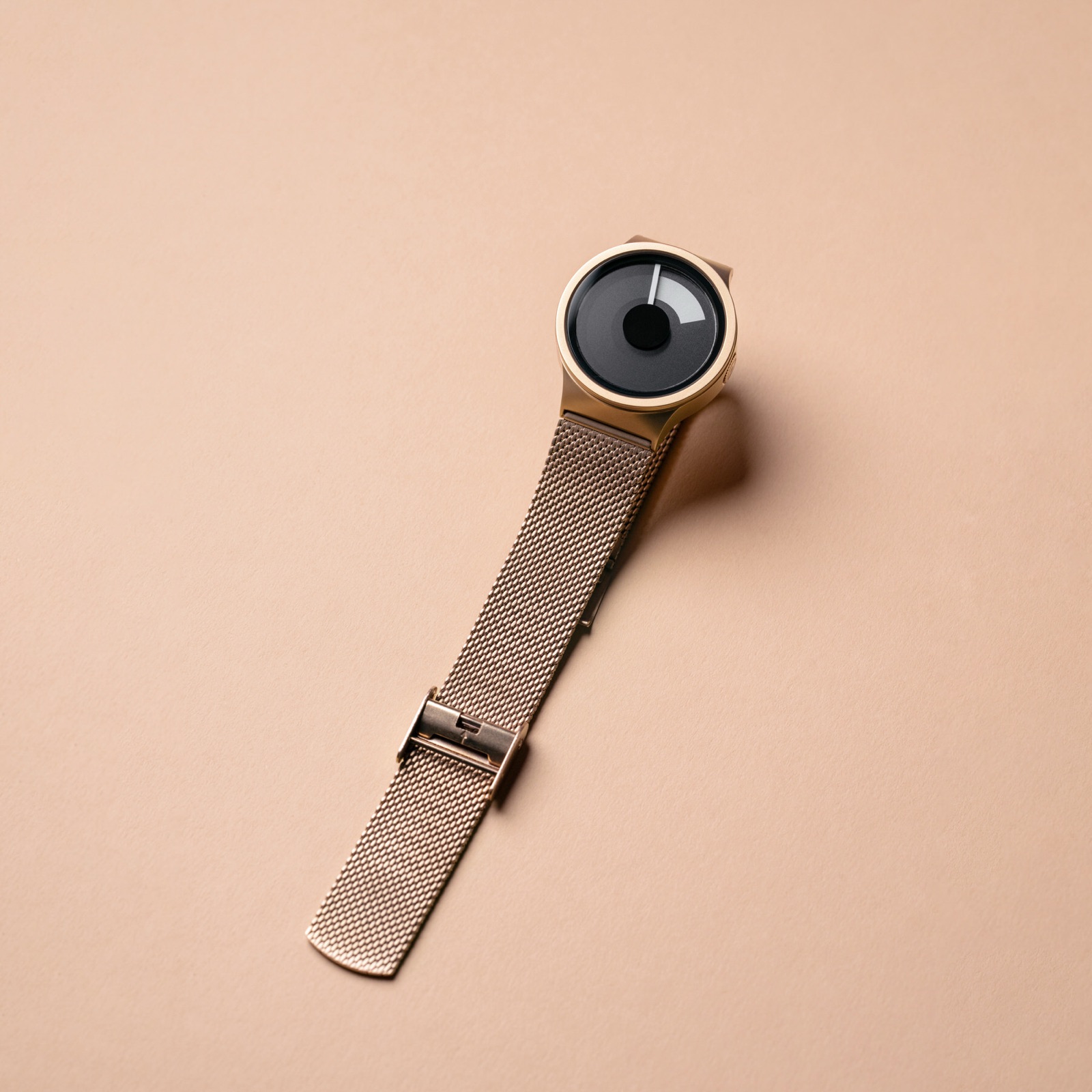 ZIIIRO XS watch editorial with rose and white tones